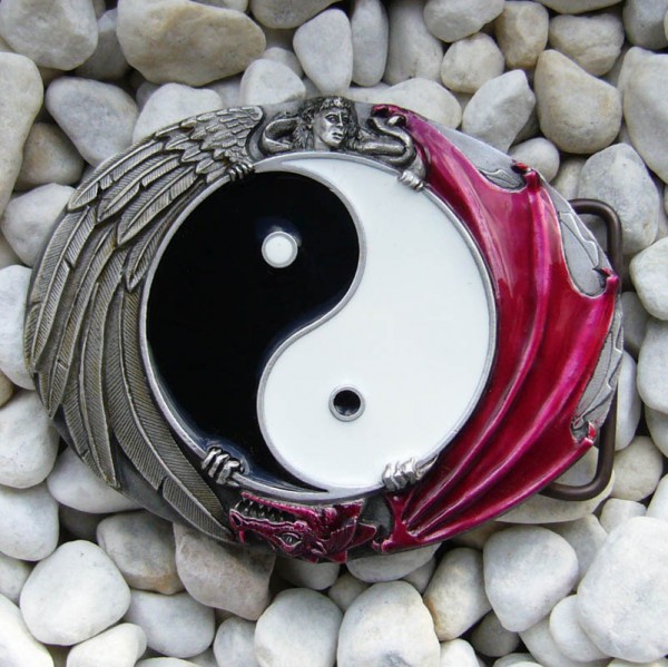Balance - Good & Evil , 4cm, Gürtelschließe, Schnalle