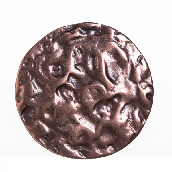 HAMMERSCHLAG, 4cm, kupferfarbene früh-keltische Schließe, Schnalle