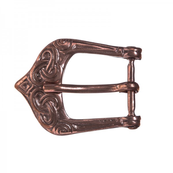 Mittelalter-Schließe mit Knotendesign, 2cm, kupferfarben, Schnalle