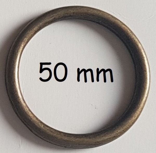 Ring, 50mm, gegossen, altmessing